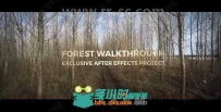 简单干净森林风格标题动画AE模板合集