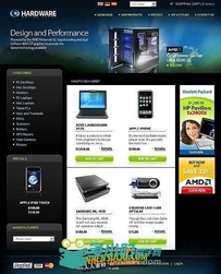 《硬件网站设计模版》(Hardware Online Store)
