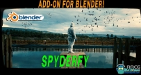 Spyderfy Boid Systems Add-On鸟群虫群快速添加Blender插件