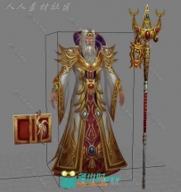 魔幻类游戏莎士比亚角色3D模型