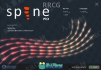 Spine pro 2D骨骼动画编辑工具软件V3.8.75版