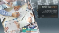 旋转塔罗企业宣传动画AE模板 Videohive Corporate Tower 3942638