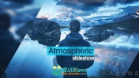 唯美错位质感相册动画AE模板 Videohive Atmospheric Slideshow 13494191