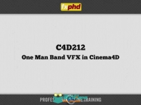《C4D影视特效合成视频教程》FXPHD C4D212 One Man Band VFX in Cinema4D