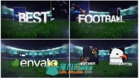 足球运动球场片头包装动画AE模板 Videohive Football Soccer Field Opener 6184892