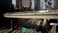 国外立交桥车流视频素材