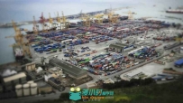 码头货运移轴视频素材