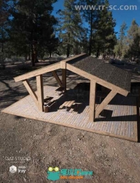 完整的野餐区场景环境3D模型合辑