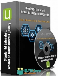 Blender三维基面制作视频教程 Udemy Blender 3d Unleashed Master 3d Fundamentals...