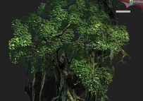 高清写实植物树木png透明背景 2D游戏场景修图素材（115张）