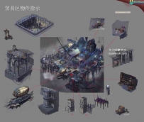 【冰火破坏神】游戏全套场景 2D设计 PSD源文件 3D模型（30G）
