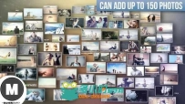 3D照片墙动画AE模板 Videohive 3D Photos Slideshow 7442683 Project for After Ef...