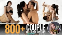 800组各种情侣互动姿势造型高清参考图片合集