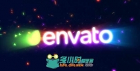 彩色光线轨迹Logo演绎动画AE模板 Videohive Light Trails Logo 9239372