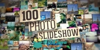 100张照片相册AE模板