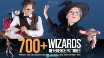 700组魔法巫师肖像姿势造型高清参考图片合集