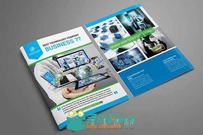 企业展示宣传手册indesign排版模板Corporate Brochure Template 45 754018
