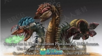 巨型蠕虫3D科幻生物角色Unity游戏素材资源
