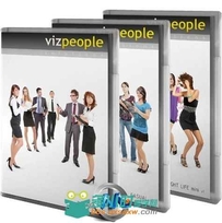 《商业休闲夜生活人物高清图片平面素材合辑》Viz-People People Bundle v1