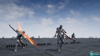 特殊技能剑鞘动画科幻角色Unreal Engine游戏素材资源