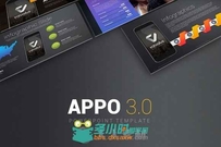 APP展示特效PS动作APPO 3 0 Powerpoint Template