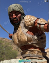 贝都沙漠战士幻想服装男性套装3D模型合集