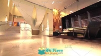 高档酒店餐厅奢华大堂展示高清实拍视频素材