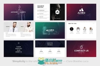 精简细致key模板Alveo Minimal Keynote Template