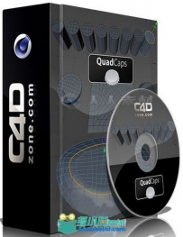 QuadCaps多边形孔洞封闭C4D R23插件