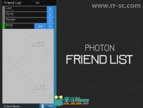 光子朋友列表网络脚本Unity游戏素材资源