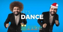 创意搞笑大头贴人物跳舞视频元素AE模板 Videohive Let's Dance 19736298