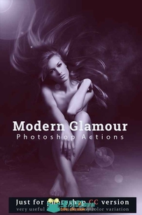 摩登美丽女性照片调色PS动作GraphicRiver - Modern Glamour Effect Actions 16170169