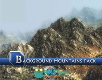Unity3D山脉场景素材包 Unity3D Background Mountains Pack