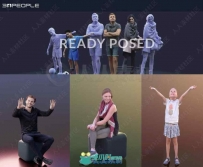 459组3D-people出品人物角色3D模型合集