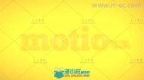 美丽时尚多彩的娱乐广告文字标题动画展示AE模板 Videohive Typo Promo 5927013