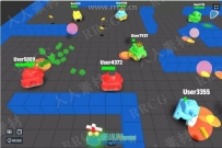 3D立体多人坦克大战完整教程模板Unity游戏素材资源