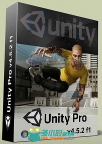 Unity3D游戏开发工具软件V4.5.2f1版 Unity 3D v4.5.2f1 Win