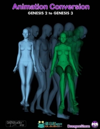 女性逐帧姿势脚本3D模型合辑