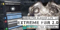 Extreme PBR材质创建与管理Blender插件V2.0版
