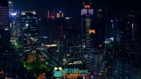 广州灯光夜景视频素材