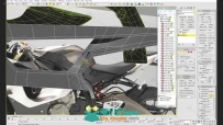 宝马摩托车S1000RR高精度建模视频教程 3D PALACE SUBDIVISION HARD SURFACE AUTOMO...