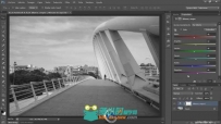 《PS黑白色艺术表现视频教程》video2brain Photoshop Special White and black Spa...
