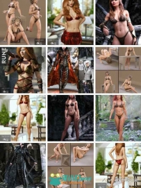 DAZ3D超精细女性3D模型合辑 DAZ3D RUNE7 COMPLETE BUNDLE