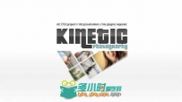 轻松展示相册动画AE模板 Videohive Kinetic Photography 9853476