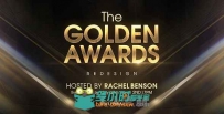 高贵大气金色粒子电影最佳演员提名颁奖典礼预告片视频包装AE模板Videohive Golden...