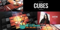 旋转魔方展示动画AE模板 Videohive Cubes 11420742