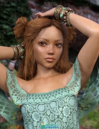 年轻性感女性日常装扮3D模型合集