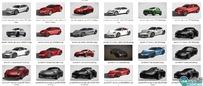30组保时捷Porsche跑车汽车3D模型合集