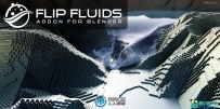 FLIP Fluids液体模拟效果Blender插件V1.7.4版