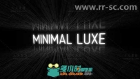 创意迷你时尚豪华立方体照片展示幻灯片相册动画AE模板Videohive Minimal Luxe 234...